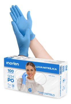 LUVA NITRLICA INOVEN | AZUL