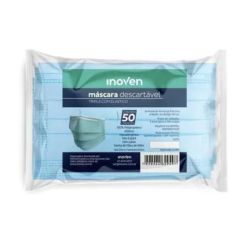 MSCARA DESCARTVEL TRIPLA CAMADA INOVEN