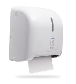 DAD10 - DISPENSER TITANIUM AUTO-CORTE PARA TOALHA BOBINA SANTHER